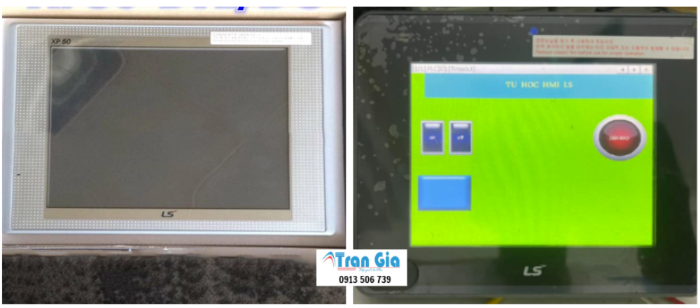Chuyên Sửa Màn Hình HMI LS Không Lên Đèn, Bị Sọc & Xuất Hiện Vết Loang