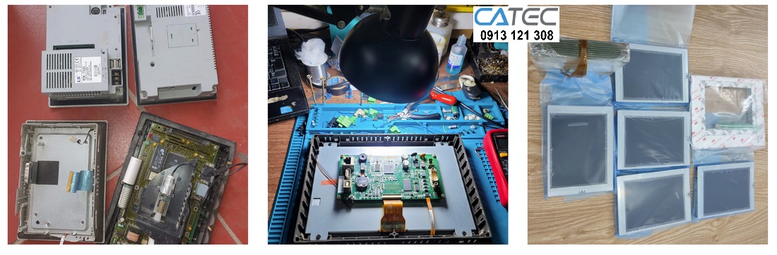 Chuyên Sửa Màn Hình HMI LS Không Lên Đèn, Bị Sọc & Xuất Hiện Vết Loang