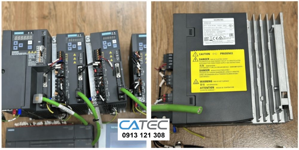 Servo Siemens lỗi phần cứng đang được kỹ sư Catec sửa chữa , sửa servo Siemens các model SINAMICS V70, SINAMICS S120, SINAMICS S210, SINAMICS S200, SINAMICS V90